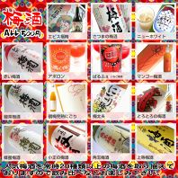 梅酒の品揃えに自信アリ☆