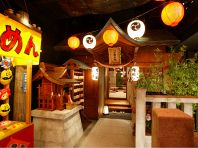 縁日を再現した店内！