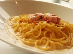 料理メニュー写真 ウニのクリームソーススパゲッティ