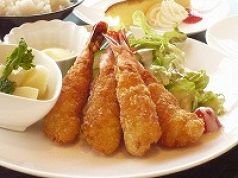 料理メニュー写真 天然海老フライ(4尾付け)