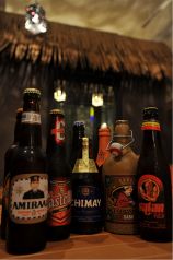 ビールをたくさん並べて飲み比べるのも◎