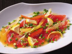 料理メニュー写真&nbsp;マグロの薄造り