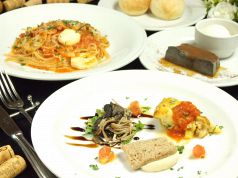 料理メニュー写真&nbsp;[ランチ]前菜3種盛/本日のパスタ/本日のデザート盛/パン/ドリンク