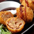 料理メニュー写真&nbsp;手作り　もんじゃコロッケ