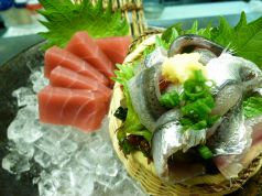 料理メニュー写真&nbsp;愛媛名物！ホータレの刺身とまぐろの刺身