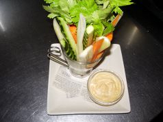 料理メニュー写真 3種おやさいのスティックサラダ