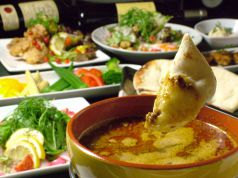 料理メニュー写真 ●キーマカレーフォンデュ