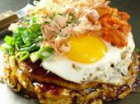 プロが焼くお好み焼き