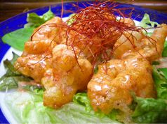 料理メニュー写真 エビのスパイシーマヨネーズ