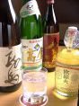 厳選された焼酎のラインナップ