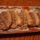 料理メニュー写真 新そばの石臼そばがき/合鴨焼(ロース肉をミディアムに網焼き)
