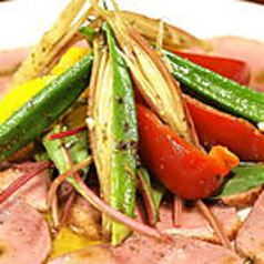 鴨肉のクミンサラダ