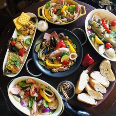 飯と肴 自由創作バル アクスリーのコース写真
