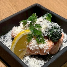 明太エビマヨのパルミジャーノ掛け