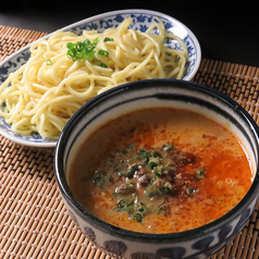 坦々つけ麺（水鳥製麺特製平打ち麺ラーメン）