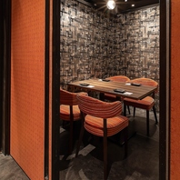 ゆったり座れる完全個室をご用意