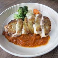 チキンステーキ トマトソース