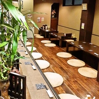 最大35名様まで貸切OK♪周りを気にしない最高の空間☆