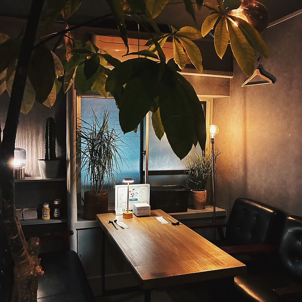 階段を上がった先の大人空間