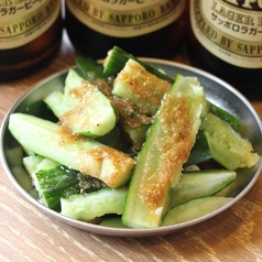 やみつきごま塩きゅうり/無限ピーマン