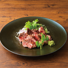 ステーキのカルパッチョ サラダ仕立て
