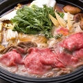 料理メニュー写真 【A5ランク黒毛和牛】　すき焼き　1人前