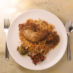 【ミャンマー料理の定番！】チキンがごろっと入ったミャンマービリヤニ★の写真