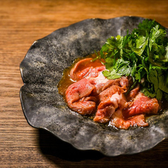 ラムの肉刺し