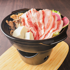 京都ポークの発酵豆乳鍋　
