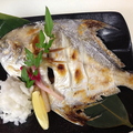 料理メニュー写真 高級魚マナガツオの塩焼き(冬)