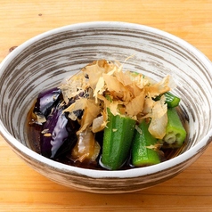 茄子とオクラの冷浸し