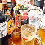 ビールやハイボール、泡盛といった人気ドリンクを種類豊富にご用意！リーズナブルな価格で提供中☆