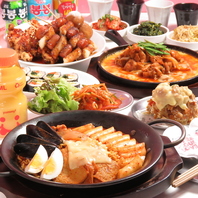 本格的な韓国料理を色々食べれる！