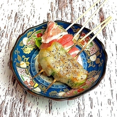 ピーマンチーズ豚巻き/ズッキーニ豚巻き