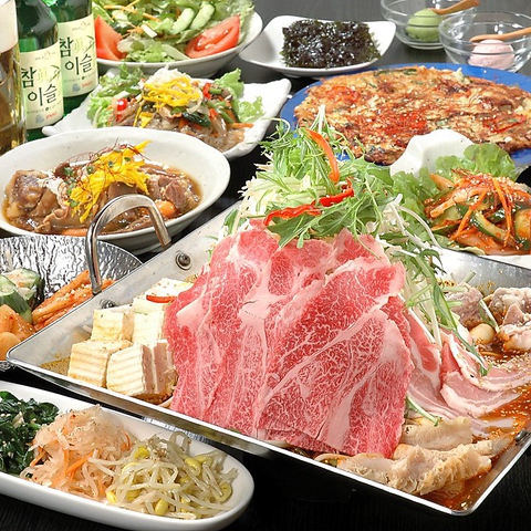 国産にんにくを使用した本格すたみな料理や韓国料理をお楽しみください！
