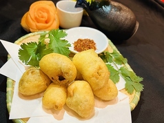 揚げカキの山椒塩かけ（八個）