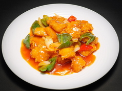 揚げ白身魚の甘酢味