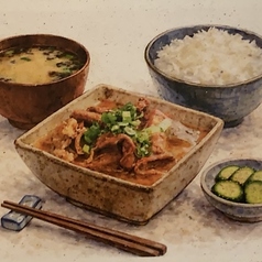 【平日限定】1分で出てくる、にののモツ煮定食