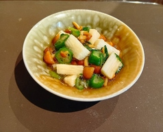 山芋とネバネバ野菜の梅和え