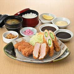 ロース・ひれ・アスパラ巻