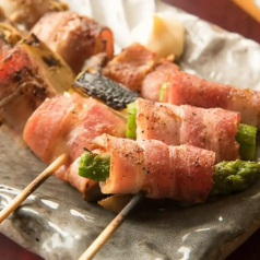 【特製 巻串類】アスパラベーコン巻