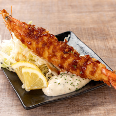 有頭海老1本えびフライ