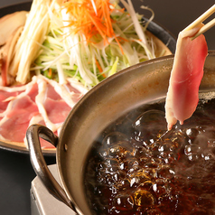 自家製蕎麦付き 鴨のしゃぶしゃぶ 1人前