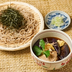 豚肉と揚げ茄子のつけ蕎麦