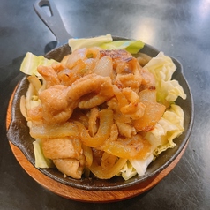 鉄板もつ焼き