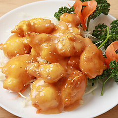 53. 牛ハチノスの辛味炒め/78. 豚肉の四川風辛子煮込み/36. エビマヨネーズ/64. 唐辛子と豚ホルモン炒め
