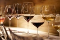 ワインや日本酒に応じて様々なグラスを使用し、お酒本来の香りや味を楽しめます