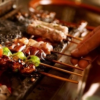 こだわった食材を、丁寧に一本一本の串に仕上げます