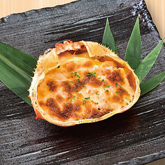 かに甲羅のチーズグラタン