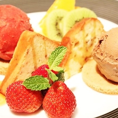 シェフのおすすめデザート